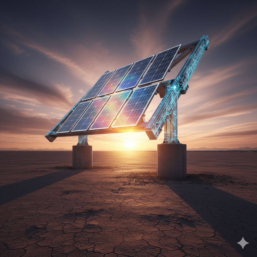 Solar Module Assembly Rendering